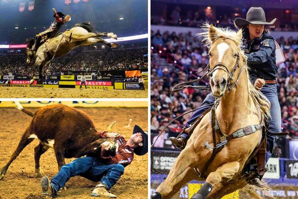 NFR Las Vegas images of participants at the rodeo