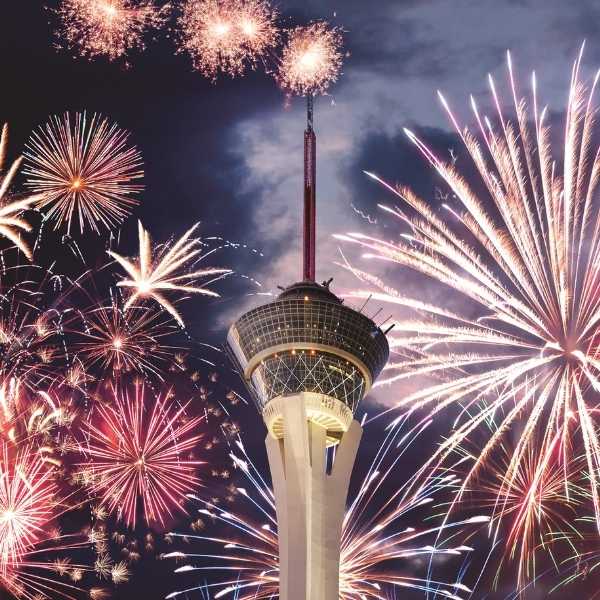 The STRAT Las Vegas Fireworks Fourth of July Show