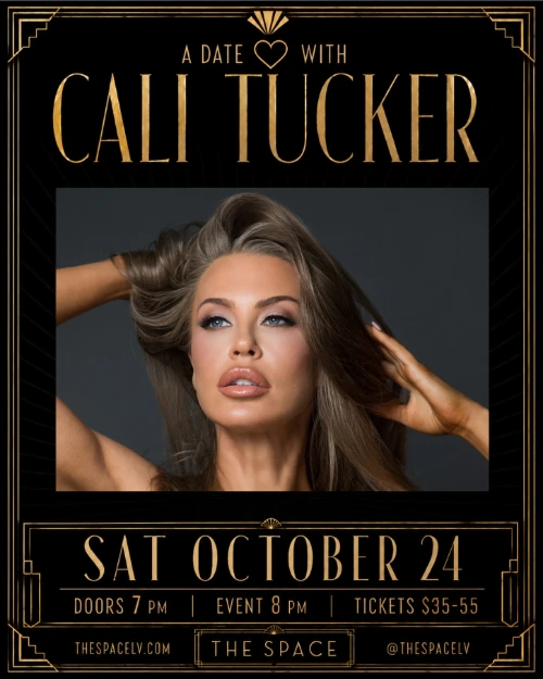 Promotional photo for A Date with Cali Tucker concert at The Space in Las Vegas