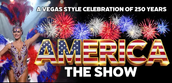 America The Show performers and showgirls presenting a patriotic Las Vegas production at Alexis Park Resort