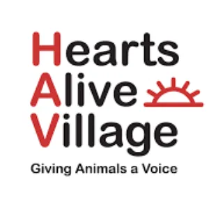 Hearts Alive Village animal rescue organization brand identity block facilitating pet adoptions in Las Vegas.