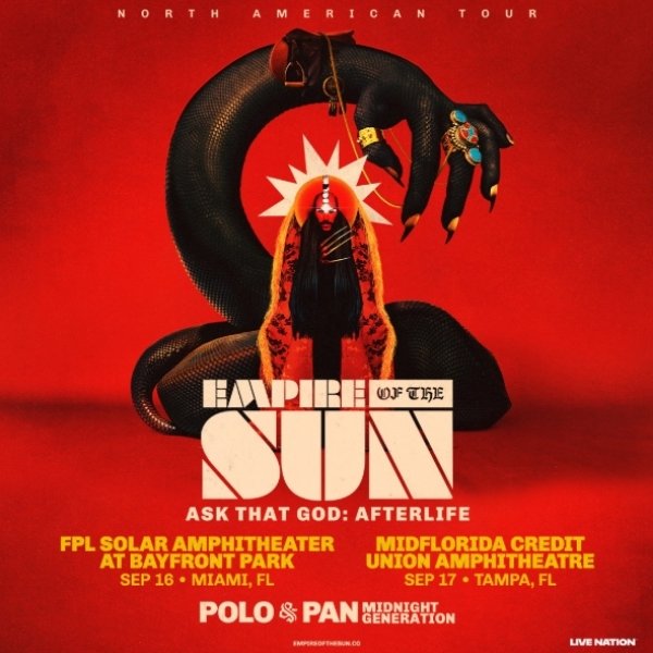 Empire of the Sun brings the Ask That God – Afterlife Tour to PH Live at Planet Hollywood in Las Vegas.