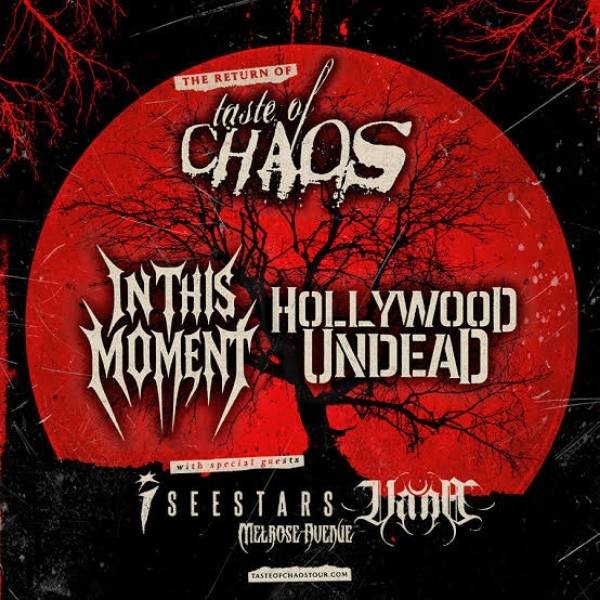 Hollywood Undead and In This Moment bring the dark, theatrical Taste of Chaos tour to Las Vegas during Halloween week.