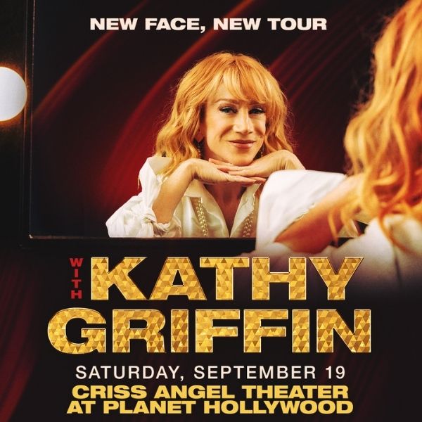 Kathy Griffin performing live at the Criss Angel Theater inside Planet Hollywood Las Vegas.