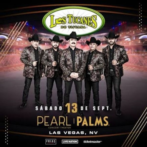 Los Tucanes de Tijuana concert poster for PH Live at Planet Hollywood Las Vegas