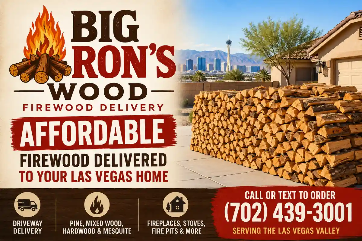 Big Ron's Wood firewood delivery service for Las Vegas Valley homes