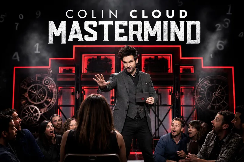 Colin Cloud performs a mentalism experiment with an audience volunteer during Mastermind in Las Vegas.