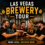 Guests sample locally crafted beers during a guided Las Vegas Brewery Tour featuring popular local breweries.