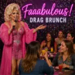 Guests laugh, dine, and enjoy dazzling performances during the Faaabulous! Drag Brunch in Las Vegas.