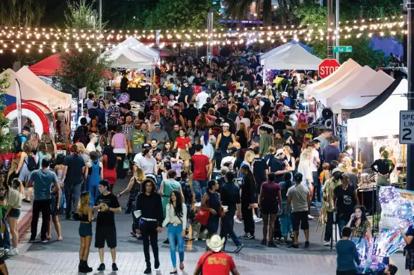 First Friday in the Las Vegas Arts District