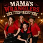 The Mama's Wranglers family band performs live country music during their popular dinner show in Las Vegas.