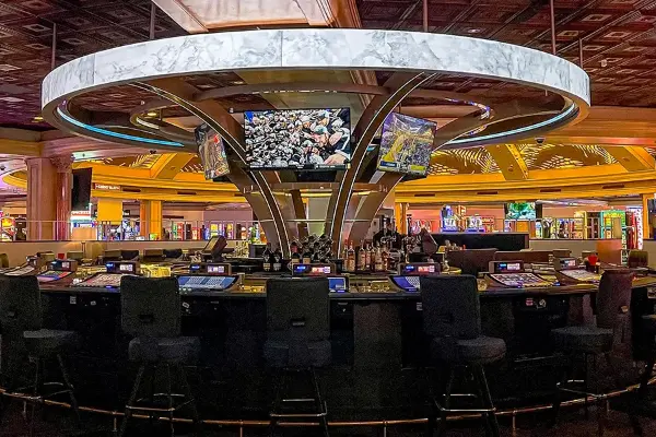 Round Bar lounge inside Rampart Casino in Summerlin.