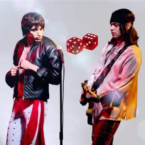Sin City Stones musicians presenting a live Rolling Stones tribute show in Las Vegas