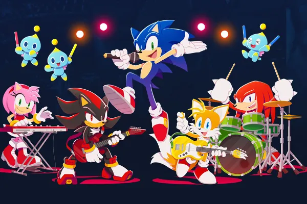 Sonic Live in Concert event artwork for the Las Vegas show at Resorts World Theatre