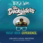 The Docksiders yacht rock experience logo.