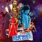 The Empire Strips Back burlesque parody cast artwork.
