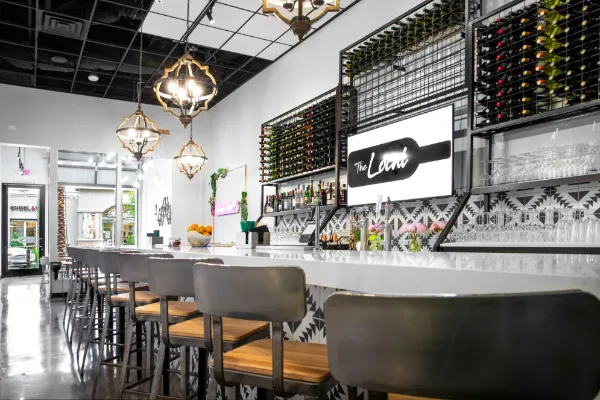 Wine bar interior at The Local in Henderson, Nevada