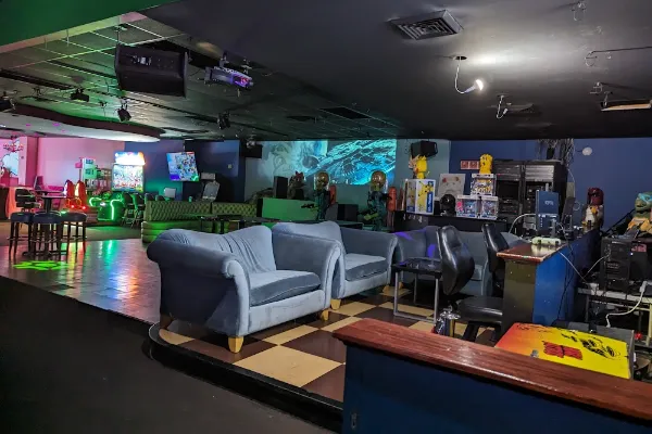 The Nerd Las Vegas bar at Neonopolis in Downtown Las Vegas
