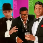 Rat Pack tribute performers as Frank, Sammy, and Dean.