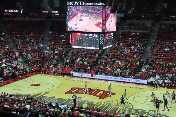 Thomas and Mack Center arena at UNLV in Las Vegas