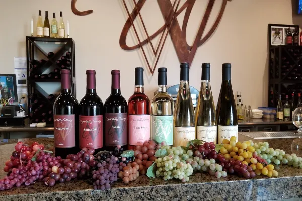 Wine tasting room at Vegas Valley Winery in Henderson, Nevada