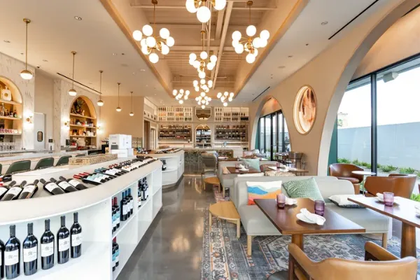 Wine bar and market interior at Wineaux in UnCommons Las Vegas