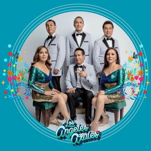 Los Ángeles Azules performing their signature Mexican cumbia music live at PH Live in Las Vegas.