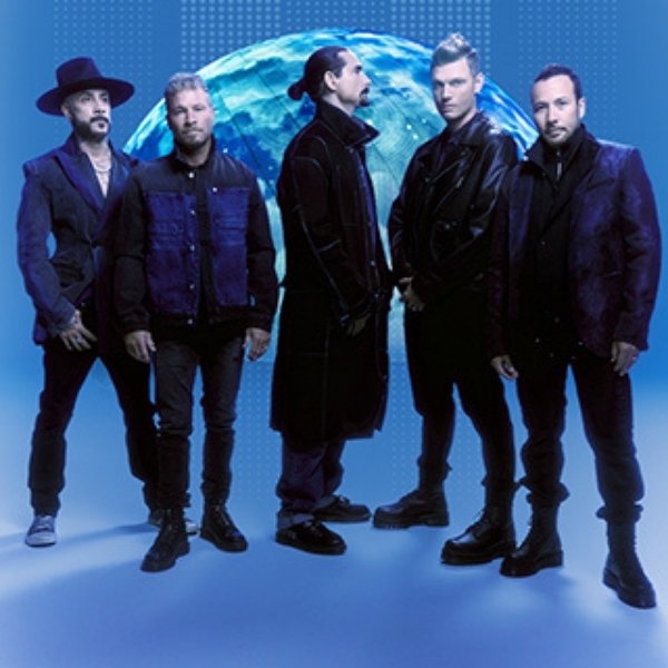 Backstreet Boys performing at the official Formula 1 Las Vegas Grand Prix Afterparty inside Sphere.
