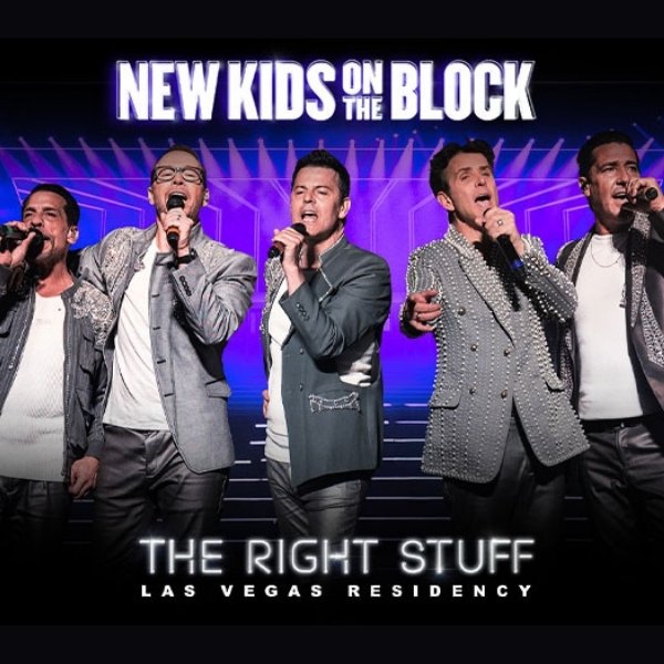 New Kids on the Block performing The Right Stuff Las Vegas residency at Dolby Live inside Park MGM.