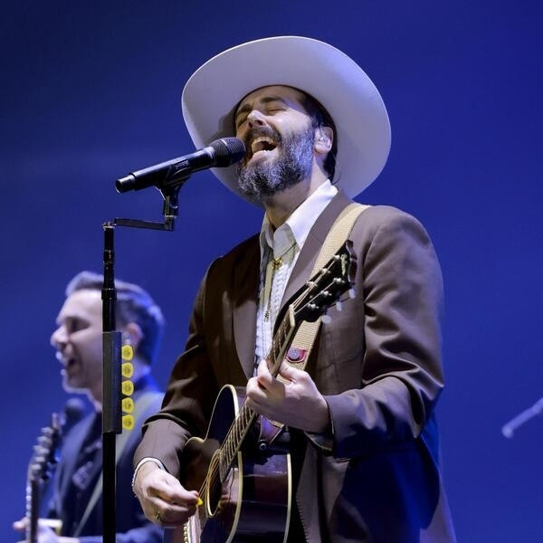 Lord Huron performing atmospheric indie folk-rock music live in concert.
