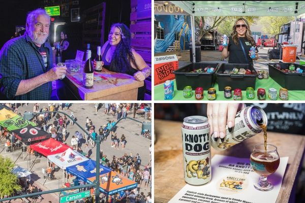 Great Vegas Festival of Beer attendees enjoying craft beverages, food and live entertainment in Las Vegas.