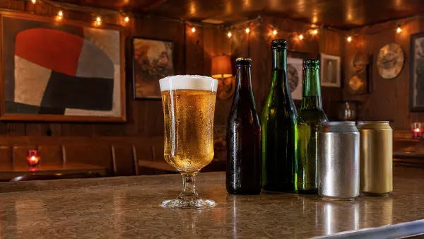 Craft beer served in the vintage-inspired interior of The Silver Stamp in Las Vegas