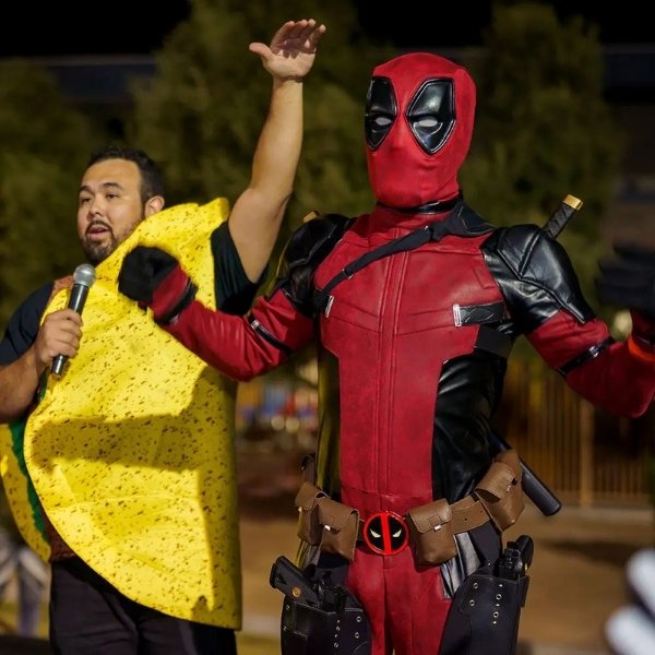 Children celebrating Halloween at Paradise Patch Trunk-or-Treat in Las Vegas