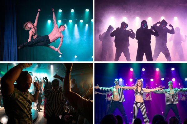 Halloween characters and horror-themed entertainment at Haunted Brunch inside Rio Las Vegas
