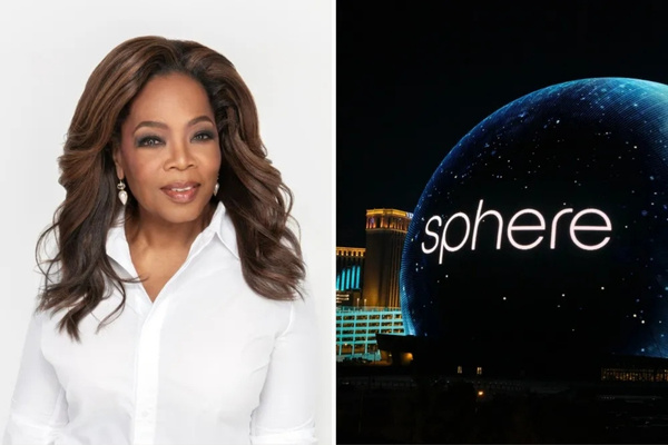 Oprah Winfrey’s AHA immersive experience at Sphere Las Vegas in April 2027.
