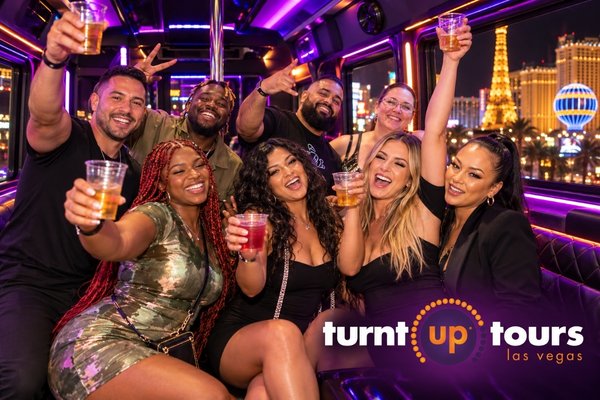 Turnt Up Tours party bus and nightlife experiences in Las Vegas