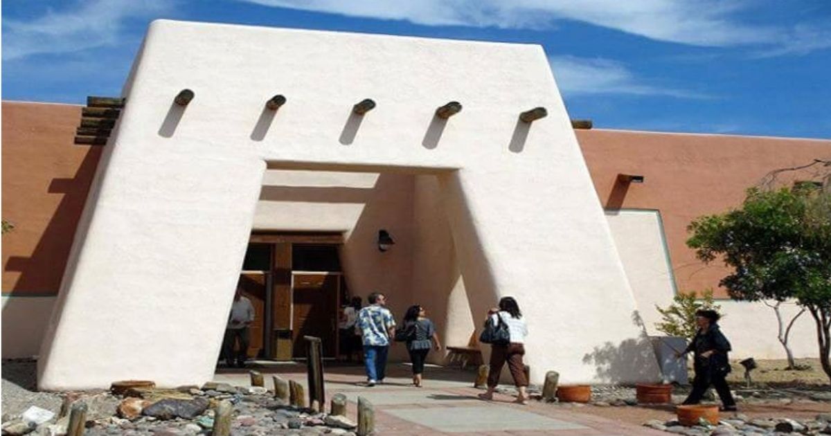 Historic buildings and outdoor exhibits at Clark County Museum in Henderson