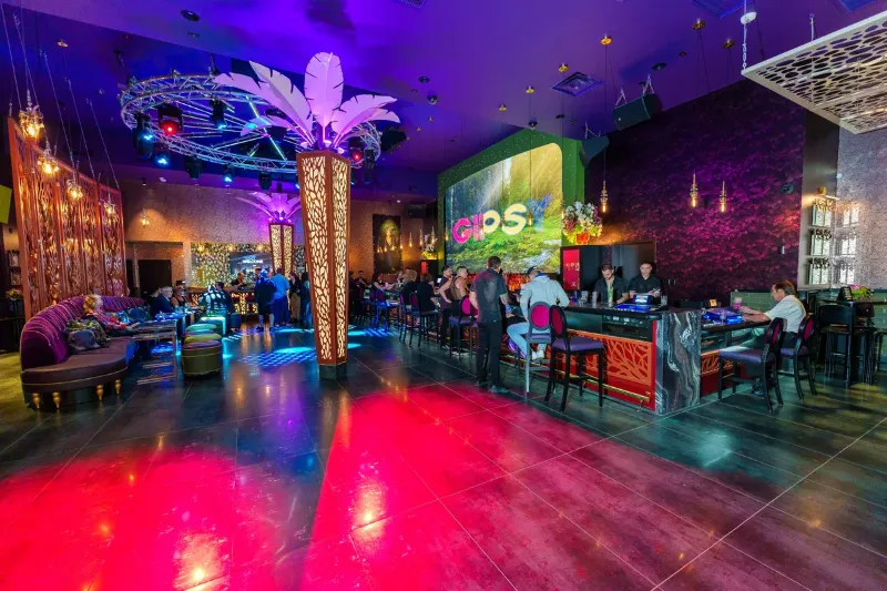 The interior of the Gipsy Las Vegas LGBTQ Nightclub in Las Vegas.