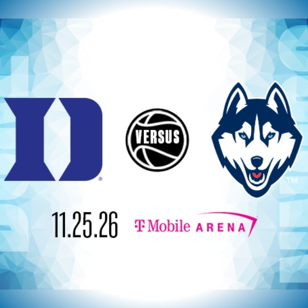 Duke Blue Devils versus UConn Huskies college basketball game at T-Mobile Arena in Las Vegas