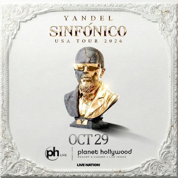 Yandel SINFÓNICO concert at PH Live in Planet Hollywood Las Vegas