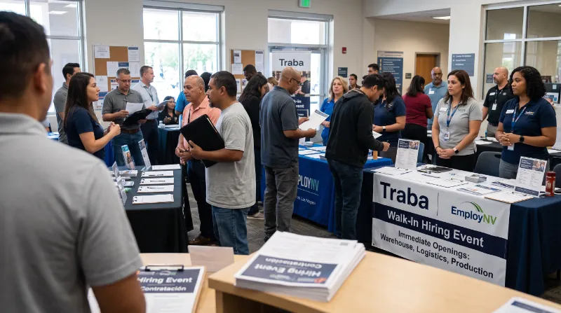 Las Vegas Walk-In Hiring Event at EmployNV Career Hub