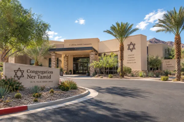 Congregation Ner Tamid synagogue and community event venue on North Valle Verde Drive in Henderson, Nevada.