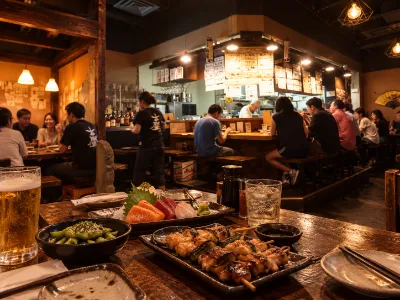 Japanese small plates inside Ichiza Original, a late-night izakaya in Las Vegas Chinatown