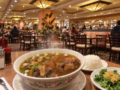 Oxtail soup at Market Street Café inside the California Hotel & Casino in Downtown Las Vegas